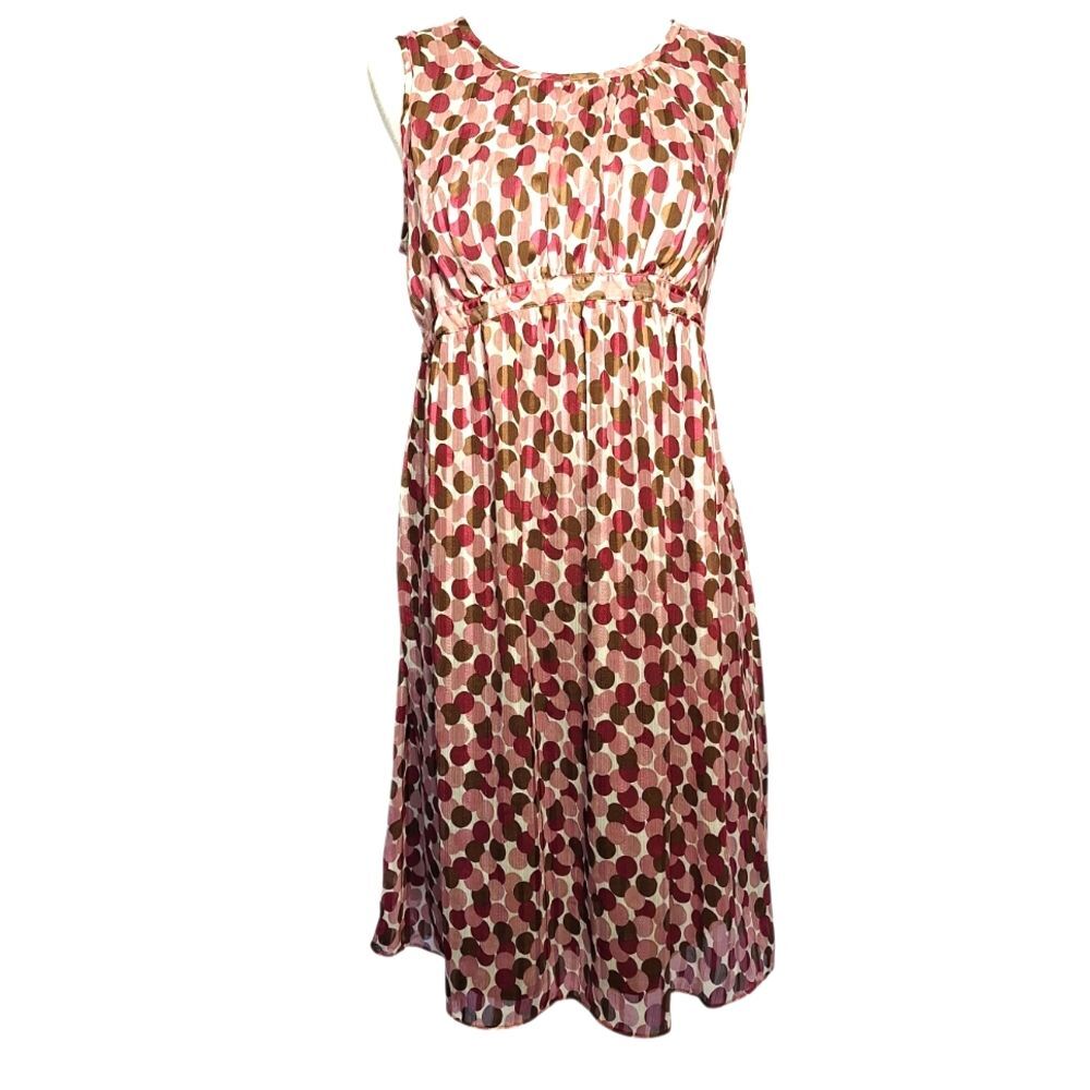 Motherhood Sleeveless Dress Pink Flowy Fairy Maternity Large Womens